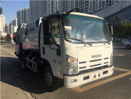 三力牌CGJ5070ZYSQLBE6压缩式垃圾车