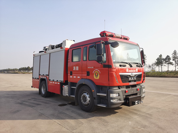永强奥林宝牌RY5160GXFAP40/02压缩空气泡沫消防车