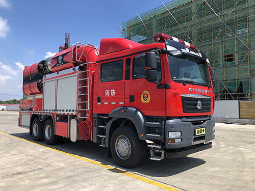 银河牌BX5230TXFPY139/SK6排烟消防车