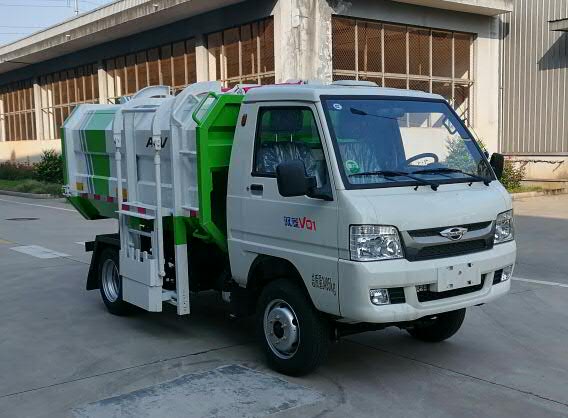 普罗科牌BJ5032ZZZE6-P1自装卸式垃圾车
