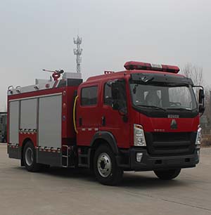 五岳牌TAZ5156GXFSG60水罐消防车