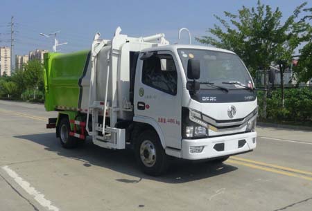 华通牌HCQ5048ZZZEQ6自装卸式垃圾车